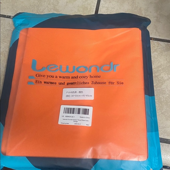 2 Pieces Outdoor Throw Pillow Covers Only Patio Waterproof Cushion Covers - Picture 4 of 5